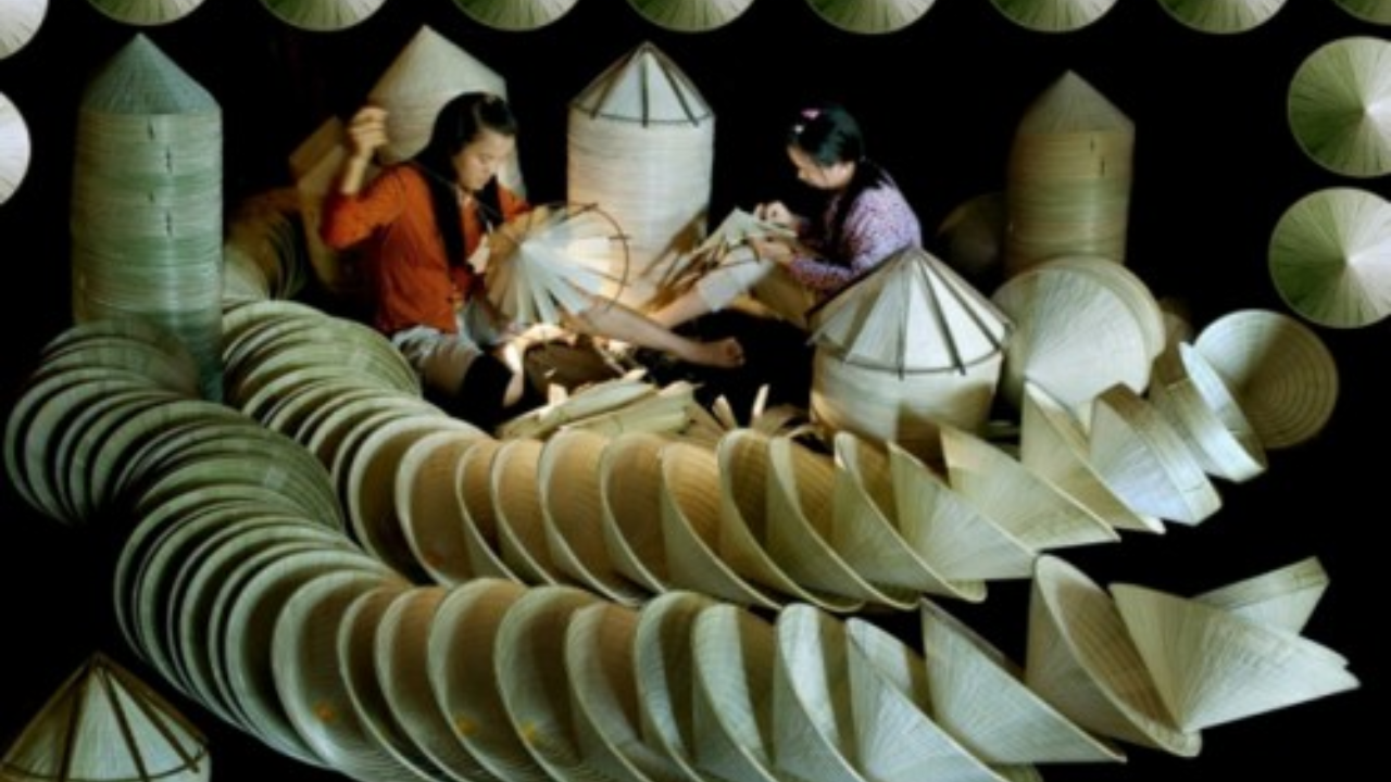 Conical Hat Making Village
