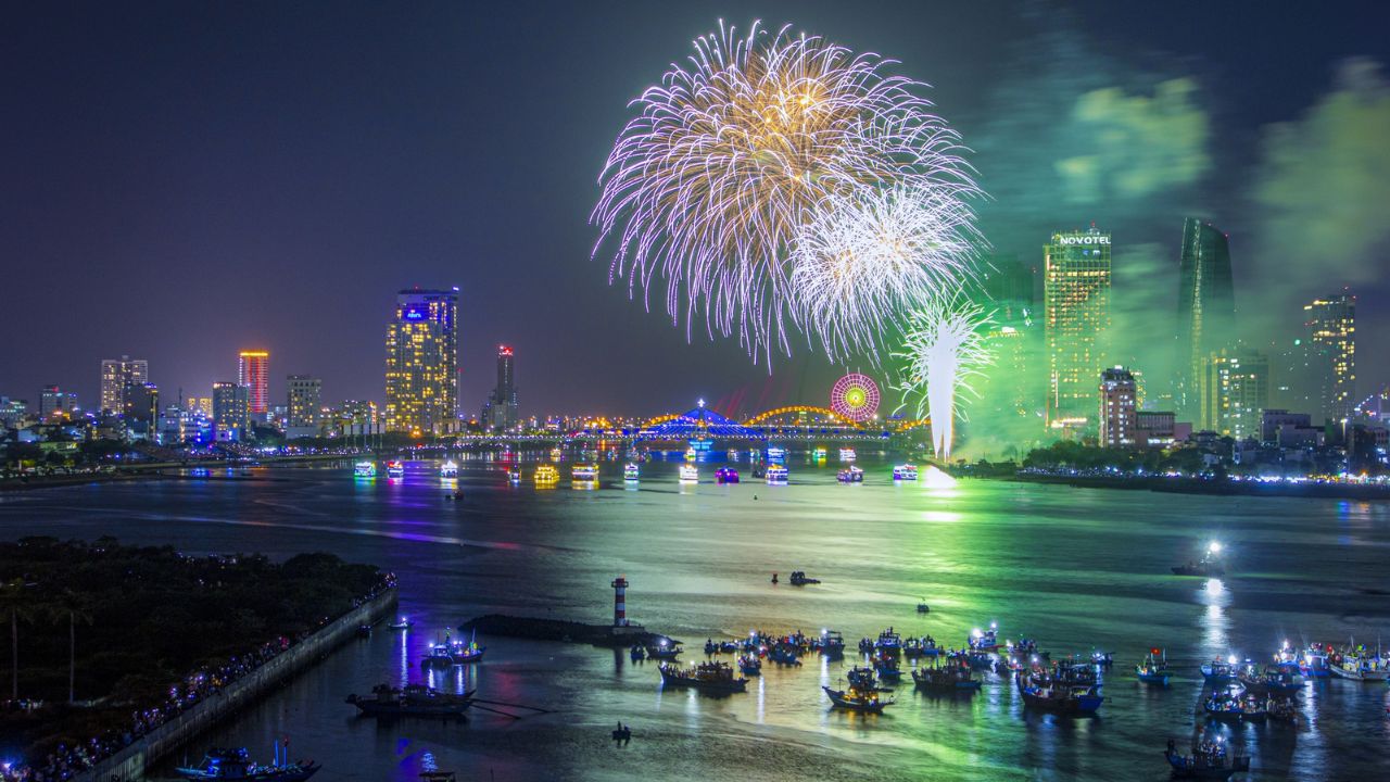 The portuguese team at the 2026 Da Nang international fireworks festival grand finale