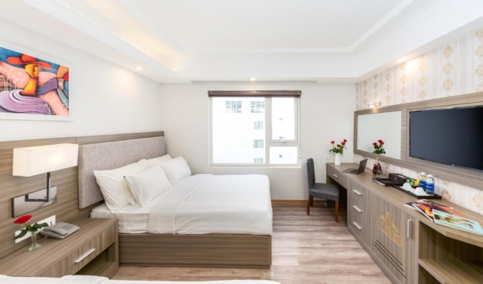 Phòng Deluxe 3 Người Nhìn ra Thành phố