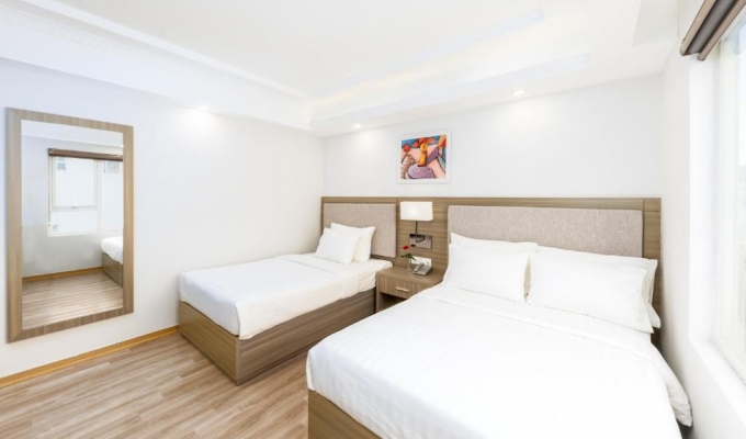 Phòng Deluxe 3 Người Nhìn ra Thành phố