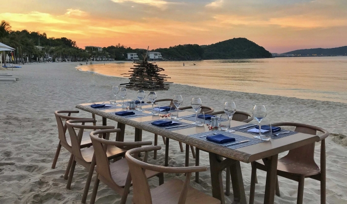 tour tàu 2 đảo - tiệc nướng Phú Quốc