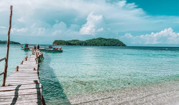 tour tàu 2 đảo - tiệc nướng Phú Quốc