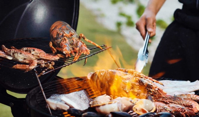 tour tàu 2 đảo - tiệc nướng Phú Quốc