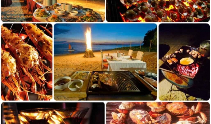 tour tàu 2 đảo - tiệc nướng Phú Quốc