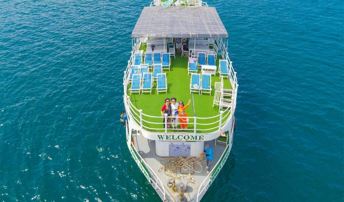 Tour ngắm hoàng hôn và câu mực đêm Phú Quốc