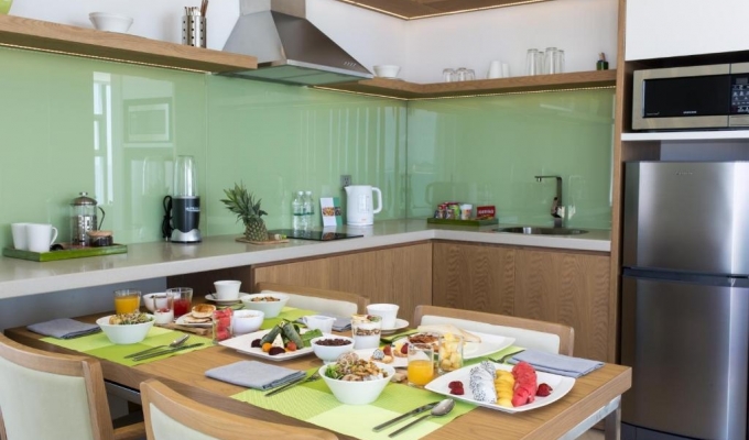 Two-Bedroom Fusion Suite - Phòng đi kèm dịch vụ bấm huyệt bàn chân