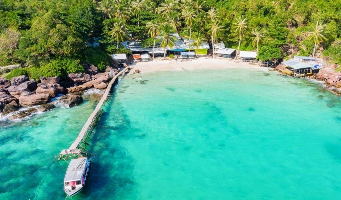 PHU QUOC - CABLE CAR + AQUATOPIA WATER PARK & 3 ISLAND TRIP BY BOAT