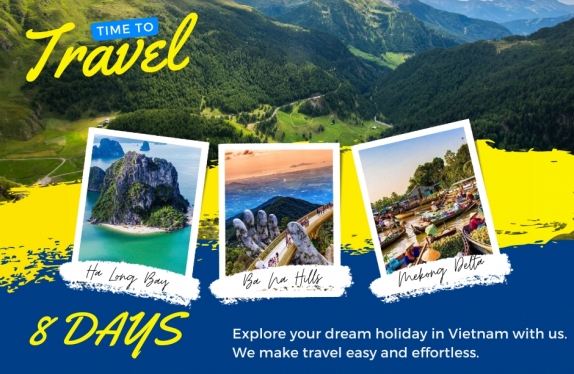 Hanoi – Ninh Binh – Ha Long – Da Nang – Hoi An – Hue – Ho Chi Minh – Ben Tre – Cu Chi - Phuminhquangtravel