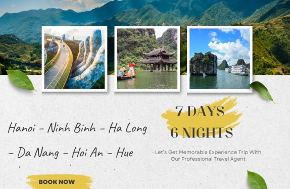 Hanoi – Ninh Binh – Ha Long – Da Nang – Hoi An – Hue - Phuminhquangtravel
