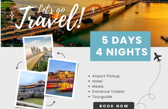 Da Nang – Bana Hill – Golden Bridge - Hoi An – Hue - Phuminhquangtravel