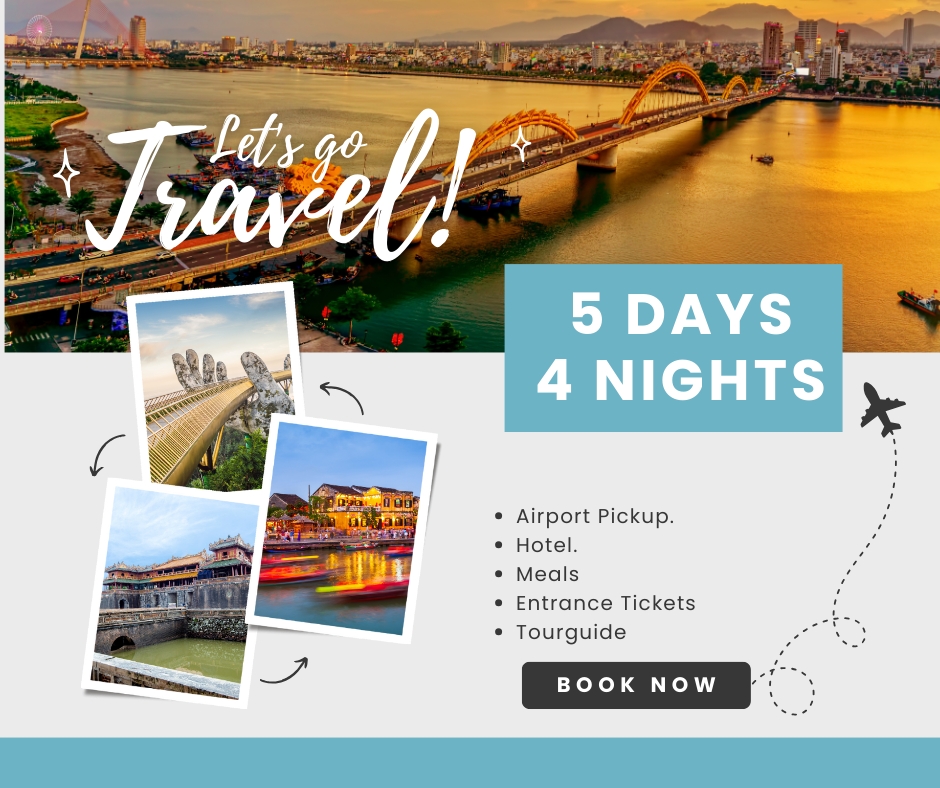 Da Nang – Bana Hill – Golden Bridge - Hoi An – Hue - Phuminhquangtravel